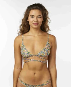 Rip Curl RIPCURL AFTERGLOW FLORAL WRAP TOP (067WSW-3282)