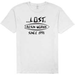 LOST CLOTHING RESIN WORKS TEE (10500588) -Ocean Outfit Shop 10500588 M WHT 42001.1632947297