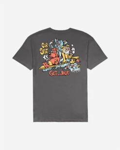 LOST CLOTHING PARTY WAVE VINTAGE DYE TEE(10520801) -Ocean Outfit Shop 10520801 VBK 1 1 88159.1684189859