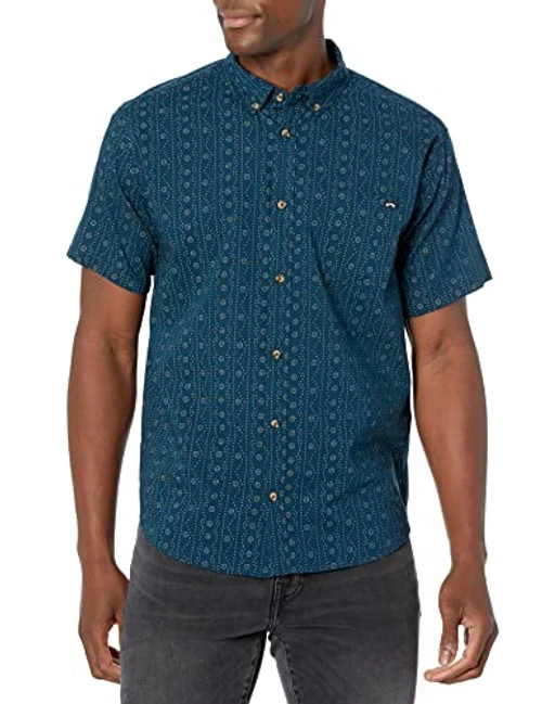 Billabong Men's Classic Sundays Woven Short Sleeve Short Sleeve Shirt 3 Billabong Men's Classic Sundays Woven Short Sleeve Short Sleeve Shirt