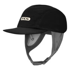 FCS ESSENTIAL SURF CAP HAT BLACK LARGE (AESC-02-BLK-LG)