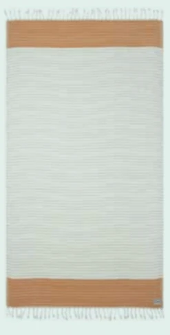 SAND CLOUD MICROSTRIPE DIAMOND DOBBY TOWEL (WSS22TOW009SUNRG)