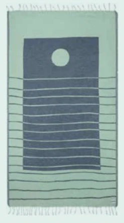 SAND CLOUD SATURN TOWEL (WSS22TOW013NVYRG)