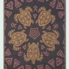 SAND CLOUD TURTLE MANDALA TOWEL (WSS22TOW020BLKRG)