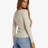 BILLABONG CALL ME RIB KNIT TOP (ABJKT00483)