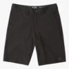 BILLABONG MEN'S CROSSFIRE SLUB WALKSHORTS -Ocean Outfit Shop abyws00111 billabong2Cf blk frt1 97952.1673904292