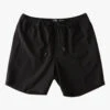 BILLABONG SURFTREK ELASTIC WAIST 17" (ABYWS00155) -Ocean Outfit Shop abyws00155 billabongf blk frt1 79905.1640732958