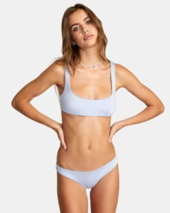 RVCA GINGHAM BRALETTE TOP(EX)