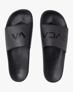 RVCA SPORT SLIDES (EX) -Ocean Outfit Shop avyl100049 rvca2Cp blk frt2 02798.1695245625
