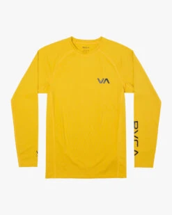 RVCA LONGSLEEVE RASHGUARD(EX) -Ocean Outfit Shop avywr00119 rvca2Cf gol frt1 99527.1694016206