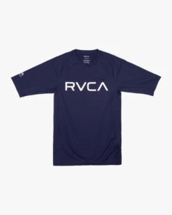 RVCA SHORT SLEEVE RASHGUARD(EX) 8 RVCA SHORT SLEEVE RASHGUARD(EX) -Ocean Outfit Shop avywr00120 rvca2Cf nvy frt1 69290.1694016212