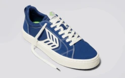 CARIUMA CATIBA PRO MYSTERY BLUE MEN'S SHOE 23 CARIUMA CATIBA PRO MYSTERY BLUE MEN'S SHOE -Ocean Outfit Shop catiba pro blue contrast ivory canvas.feature 1 60704.1674596258