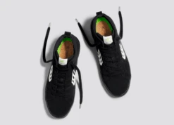 CARIUMA CATIBA PRO HIGH SKATE ALL BLACK SUEDE SHOES(EX)(WOMEN) -Ocean Outfit Shop catiba pro high all black ivory canvas.slideshow5 3da225d9 1546 4342 a694 c12f587666a8 59497.1679339341