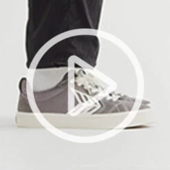 CARIUMA CATIBA PRO GREY SUEDE MEN'S SHOE -Ocean Outfit Shop catiba pro mystic grey contrast stitch sneaker canvas men.video .slideshow 80533.1674596226