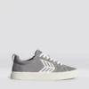 CARIUMA CATIBA PRO GREY SUEDE MEN'S SHOE -Ocean Outfit Shop catiba pro mystic grey contrast stitch sneaker canvas side view 69495.1674596223