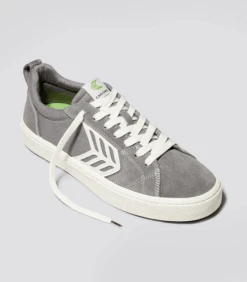 CARIUMA CATIBA PRO GREY SUEDE MEN'S SHOE -Ocean Outfit Shop catiba pro mystic grey contrast stitch sneaker canvas.fb feed 16664.1674596224
