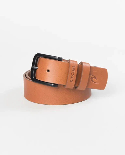 RIP CURL CUT DOWN LEATHER BELT (EX) 3 RIP CURL CUT DOWN LEATHER BELT (EX)