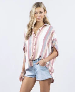 RIP CURL DRIFTER STRIPE SHIRT (EX) -Ocean Outfit Shop gsheb8 3021 2 42131.1700413354