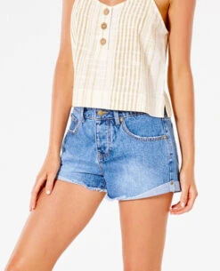 Rip Curl RIPCURL AMY DENIM SHORT II IN BLUE ICE