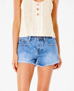 Rip Curl RIPCURL AMY DENIM SHORT II IN BLUE ICE -Ocean Outfit Shop gwaew1 3155 3 01392.1676406755