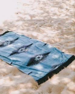 LEUS HERITAGE SKY BEACH ECO TOWEL -Ocean Outfit Shop leus beachtowel heritage sky 5 34602.1673632266