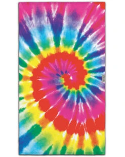 LEUS TIE DYE RAINBOW BEACH ECO TOWEL (EX)
