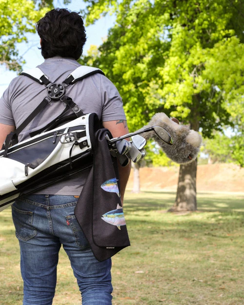 LEUS AMADEO BACHAR FISH STACK GOLF ECO TOWEL 6 LEUS AMADEO BACHAR FISH STACK GOLF ECO TOWEL - Image 4