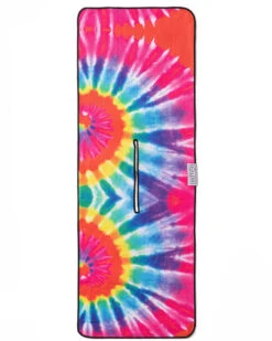 LEUS TIE DYE RAINBOW GOLF ECO TOWEL