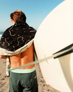 LEUS MIDNIGHT TOWEL (EX) -Ocean Outfit Shop leus xlbeachtowel midnight surfboard4 64665.1700415172