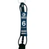 OAM 6'0 COMP MISSION ULTRALIGHT LEASH -Ocean Outfit Shop oam mission leash 6 comp black front 80849.1675878685