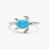PURA VIDA OPAL SEA TURTLE RING (10JERG1153) -Ocean Outfit Shop opal sea turtle ring silvercopy 800x800 crop center 11354.1661872921