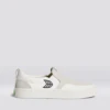 CARIUMA SLIP ON SKATE PRO OFF-WHITE SHOES(EX) -Ocean Outfit Shop slip on skate pro off white vintage black sneaker.side view 64422.1679339334