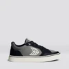 CARIUMA VALLELY BLACK SUEDE/CHARCOAL MEN'S SHOE -Ocean Outfit Shop vallely skate charcoal grey black cordura suede sneaker.side view 33135.1674596420