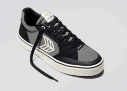 CARIUMA VALLELY BLACK SUEDE/ CHARCOAL GREY WOMEN'S SHOE -Ocean Outfit Shop vallely skate charcoal grey black cordura suede sneaker.slideshow3 0026d5ab 916c 4c88 993e 885f3411c807 86040.1674596432